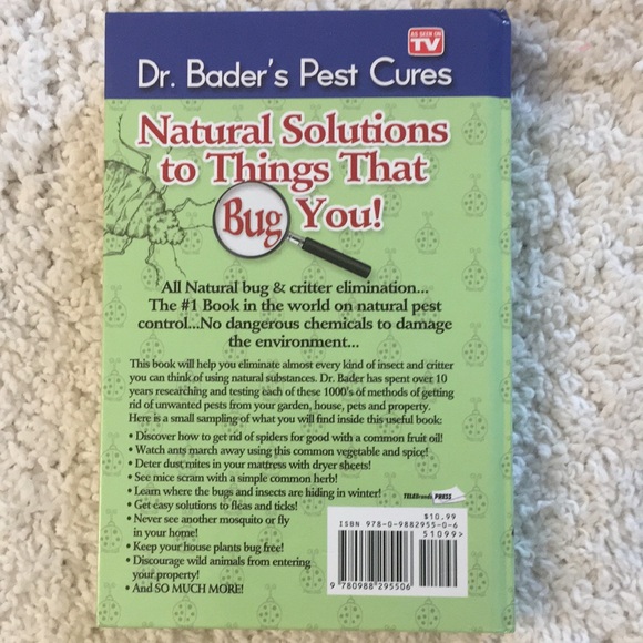 BOOK: Dr. Badger’s Pest Cures: Natural solutions to Things that Bug You! - Picture 5 of 6